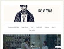 Tablet Screenshot of givemedramas.com